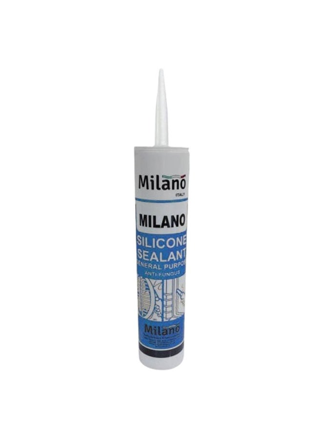 Milano General Purpose Silicone Sealant – High-Quality, Waterproof, Flexible Silicon for Home, Construction, Plumbing, Window & Door Sealing, Durable and Long-Lasting White - Image 2