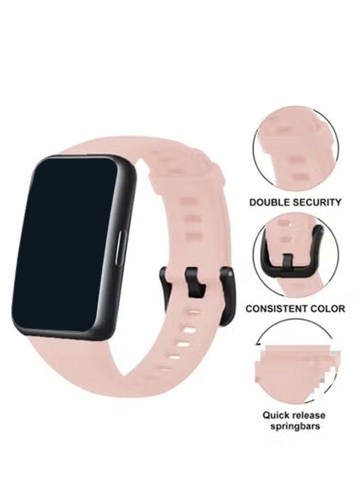 ELTRAZONE Band 8/9/10 Replacement Watch Strap – Soft Silicone Adjustable Sport Wrist Band for Men & Women – Sweatproof, Lightweight & Comfortable Strap Compatible with Band 10, 9 & 8 – Durable Fashion Accessory for Daily & Fitness Use - Image 2