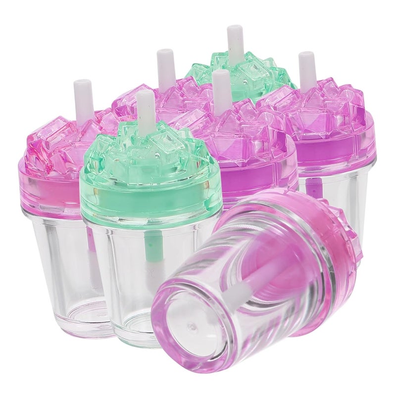 7pcs Diy Lip Gloss Containers Wand Empty Lip Balm Bottles Gloss Making Kit Glitter Tint Stain Random Color - Image 3