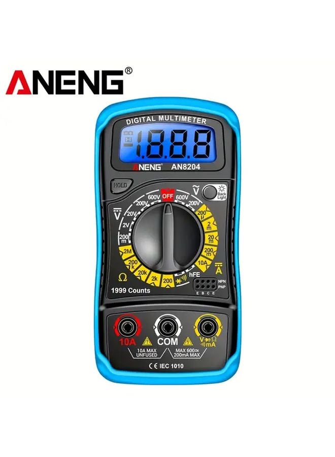 AN8204 ملتي ميتر أزرق 1999 قيمة قياس جهاز قياس الجهد والتيار والمقاومة والدايود والترانزستور - Image 1