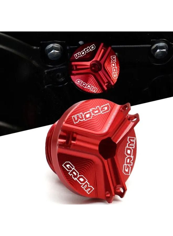 Gray Engine Oil Filter Cup Plug Cover Screws for Honda Grom125 SF MSX125 2012 2023 - Image 2
