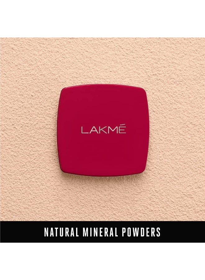 Lakme Forever Matte Compact, Smooth Finish, Lightweight Compact Powder That Lasts for 12 HrsFor A Natural Even Toned Look, Coral, 9g - Image 3