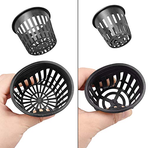 Awpeye 40 Pack 3" 2" Net Cup Pots, Plastic Lightweight Economy Net Pots for Hydroponics - Indoor or Outdoor Growing - Image 5