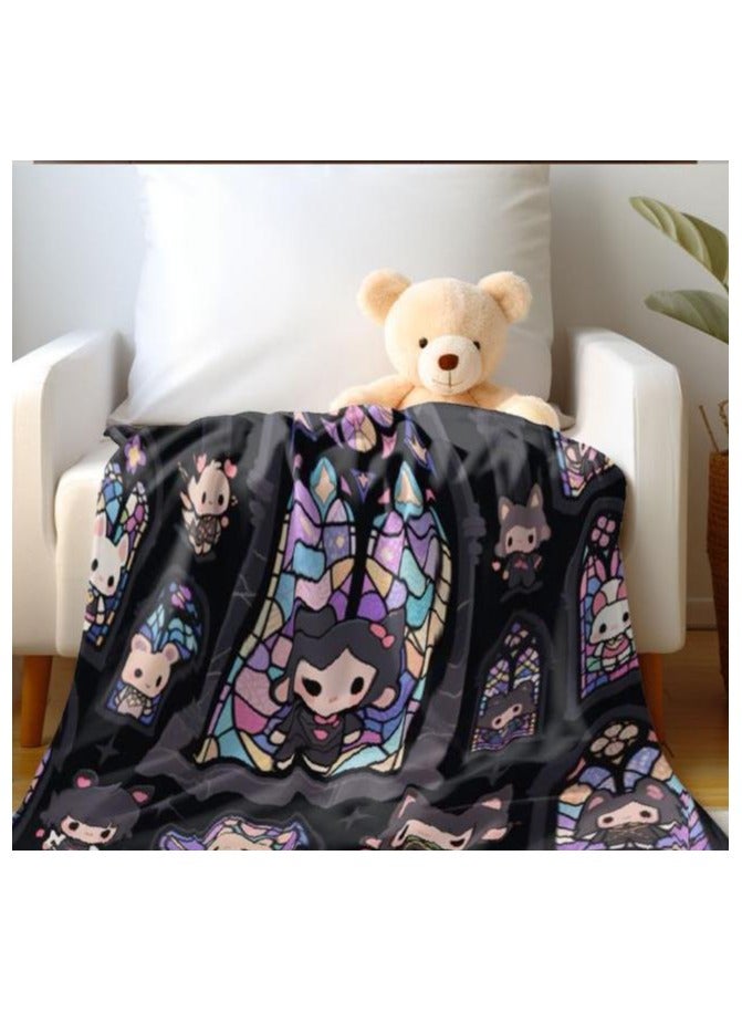 general Flannel thin blanket (warm and comfortable, suitable for sleep, gaming, dust removal and sandproof) 150cm*200cm - 882 - Image 1