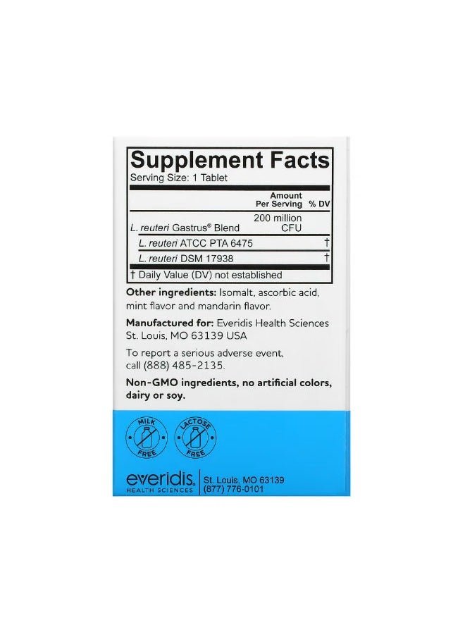 BioGaia Gastrus For Optimal Gut Health Mandarin 30 Tablets  - Image 2