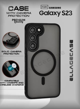 Case for Samsung Galaxy S23, Ultra Thin Frameless Case With MagSafe Wireless Charging, Solid Camera Protection, Shockproof Magnetic Black Cover - pzsku/Z4AB6543D93FE3CC1101CZ/45/_/1728899384/cbdac891-4eff-4648-b2ba-2fb66de56c71