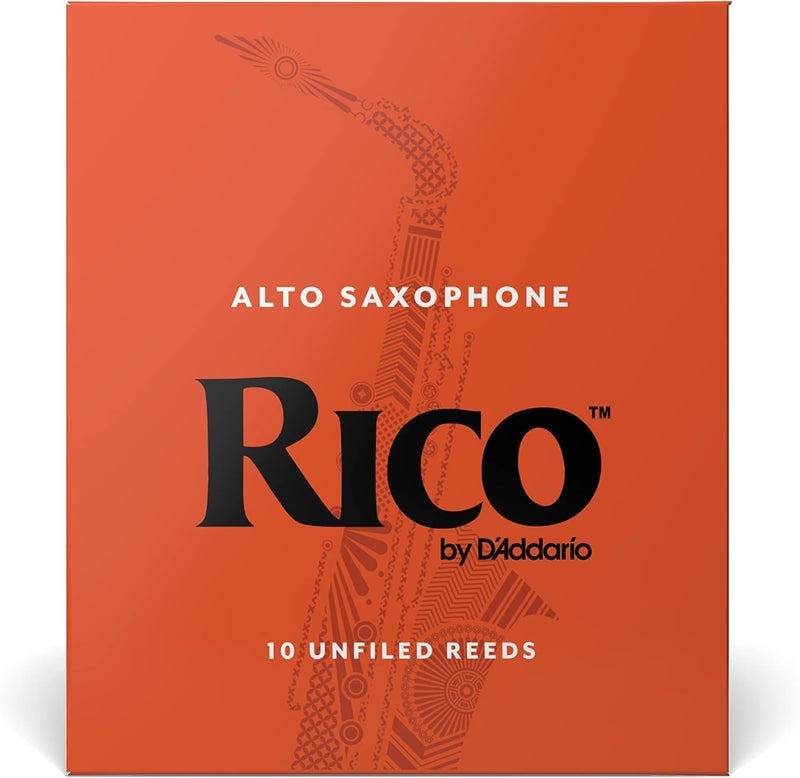 D'Addario Rico by D'Addario Alto Saxophone Reeds, Strength 2, 10-Pack - Image 2