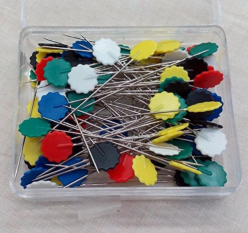 Sewing 2 Boxes Flower Head Pins(200PCS) Dressmaking Wedding Quilting Patchwork pins Accessories - Image 5