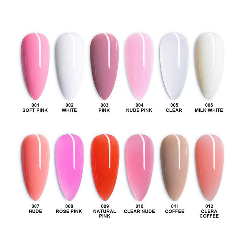 Manicure Tools Set 15ml Nail Glue Slip Solution Base&Top Coat UV Nail Lamp Nail Molds - Image 2