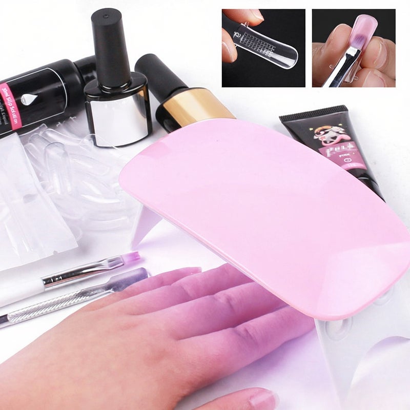 Manicure Tools Set 15ml Nail Glue Slip Solution Base&Top Coat UV Nail Lamp Nail Molds - Image 5