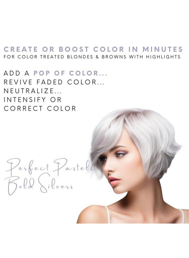 Watercolors Intense Metallic Color Depositing Shampoo Semi Permanent Hair Color 8.5 Oz (Silver1 Pack) - Image 2