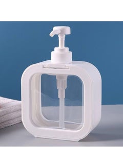 Generic Soap Dispenser - Soap Dispenser - White Plastic Pump Bottle for Kitchen, Bathroom and Shower - Foaming Pump Soap Bottle - Easy-to-Use Shower Caddy - Leak-Proof and Lockable Design - Dispenser Box with Clear Window - Soap, Shampoo and Cream Dispenser - Hand Soap Dispenser  - Image 5
