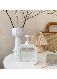 Generic Soap Dispenser - Soap Dispenser - White Plastic Pump Bottle for Kitchen, Bathroom and Shower - Foaming Pump Soap Bottle - Easy-to-Use Shower Caddy - Leak-Proof and Lockable Design - Dispenser Box with Clear Window - Soap, Shampoo and Cream Dispenser - Hand Soap Dispenser  - Image 4