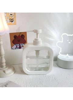 Generic Soap Dispenser - Soap Dispenser - White Plastic Pump Bottle for Kitchen, Bathroom and Shower - Foaming Pump Soap Bottle - Easy-to-Use Shower Caddy - Leak-Proof and Lockable Design - Dispenser Box with Clear Window - Soap, Shampoo and Cream Dispenser - Hand Soap Dispenser  - Image 3