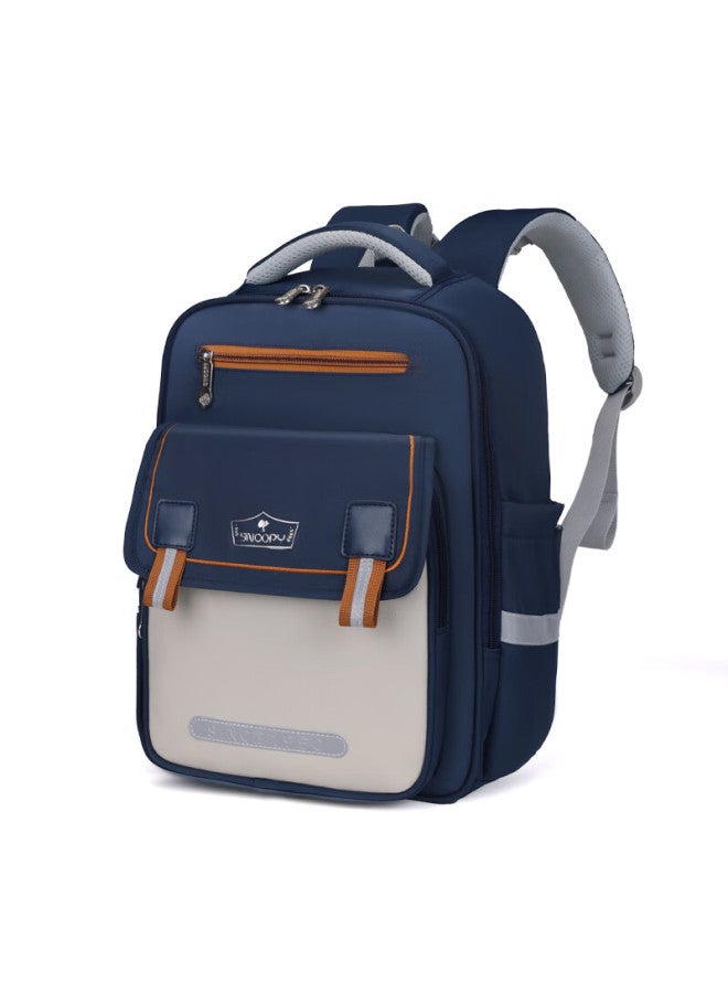 Snoopy Elementary School Backpack For Grades 1-4, Cloud-shaped Lightweight Spine-protecting Backpack, Double Shoulder Children's Schoolbag For Boys, Royal Blue - Image 5
