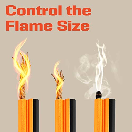 PREPARED4X Fire Starter Survival Tool - All-in-One Patented Flint and Steel Kit - Ferro Rod Fire Starter with 36" Waterproof Tinder Wick Rope and Steel Fire Striker | Prepared4X - Image 4