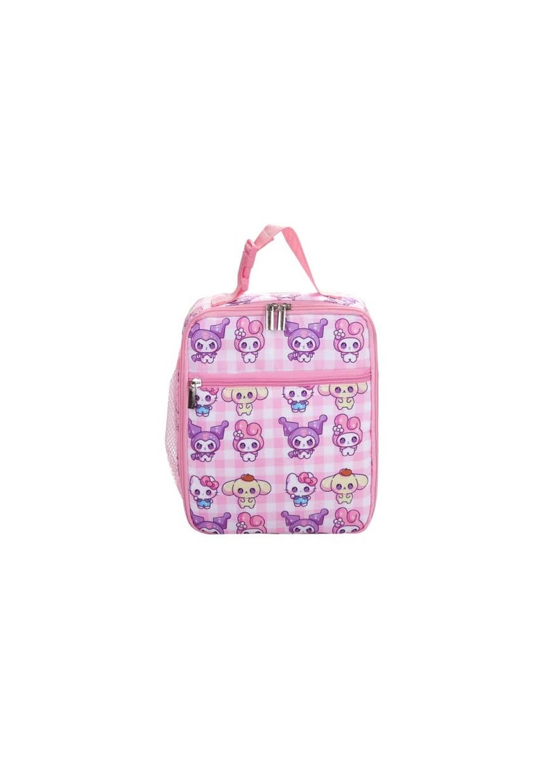 Cartoon Kulomi Kuromi three-piece set Cinnamon dog KT schoolboy school bag kids cartoon backpack backpack,D8 Kulomi three-piece set 02 - Image 4