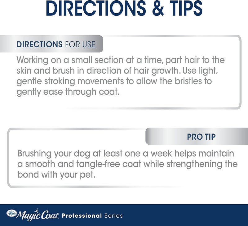 Four Paws Magic Coat Medium Dog Grooming Slicker Brush - Image 3