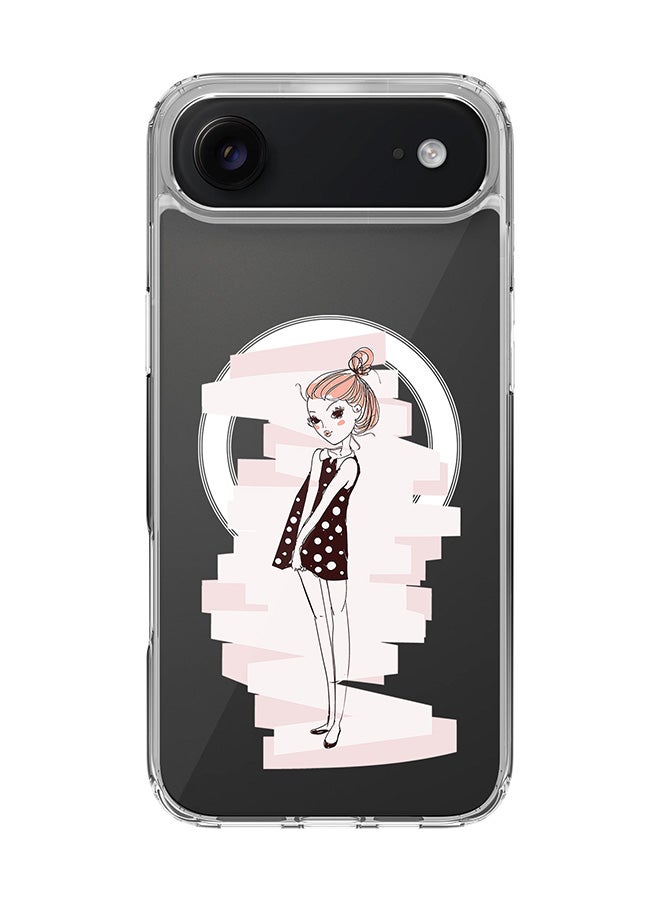 Stylizedd Classic Clear MagSafe Case for iPhone 17 Air , Hybrid Soft Case Flexible Edges Anti Drop TPU PC Gel Thin Transparent Cover [ Designed for iPhone 17 Air ] - Shy Teen