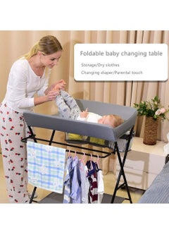 Foldable Baby Changing Table With Wheels And Storage Bag - pzsku/Z4AB6969F364F89272F25Z/45/_/1702493657/a204aed0-3339-4117-be3b-7d75e9a363b4