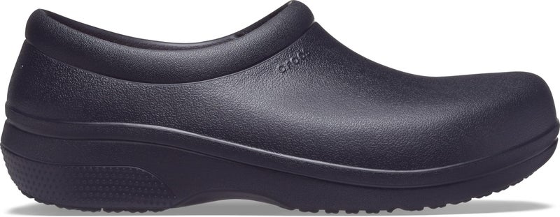 Crocs Unisex-Adult On The Clock Clog, Slip Resistant Shoes for Women and Men, Black, 6 Men/8 Women - Image 2