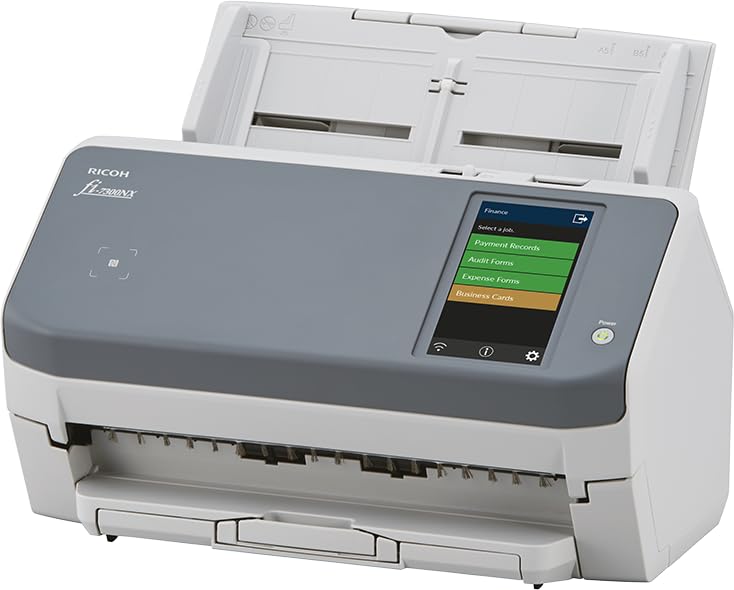 Fujitsu RICOH fi-7300NX Professional Network Enabled Document Scanner with Color Touchscreen - Image 5