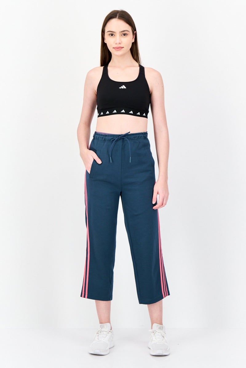 Adidas Women Sportswear Fit Brand Logo Training Track Pants, Green - Image 4