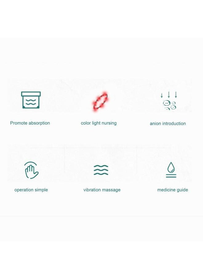 Arabest - Scalp Applicator Comb Hair Growth Care LED Light Microcurrent High Frequency Vibration Tonic Introducing Comb - Image 1