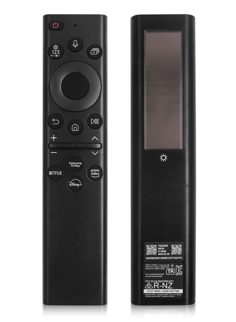 Remote House Universal Voice Remote Control for Samsung QLED 4K/8K Smart TVs, Compatible with Q60A, Q70A, QN90A – Model BN59-01385A (Solar Version)