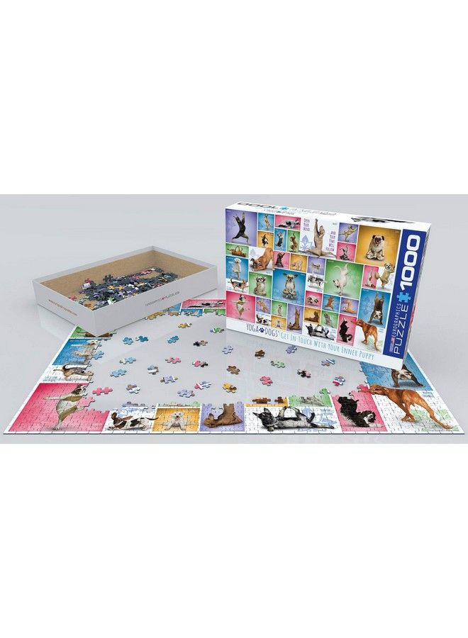 eurographics Yoga Dogs 1000Piece Puzzle - Image 4