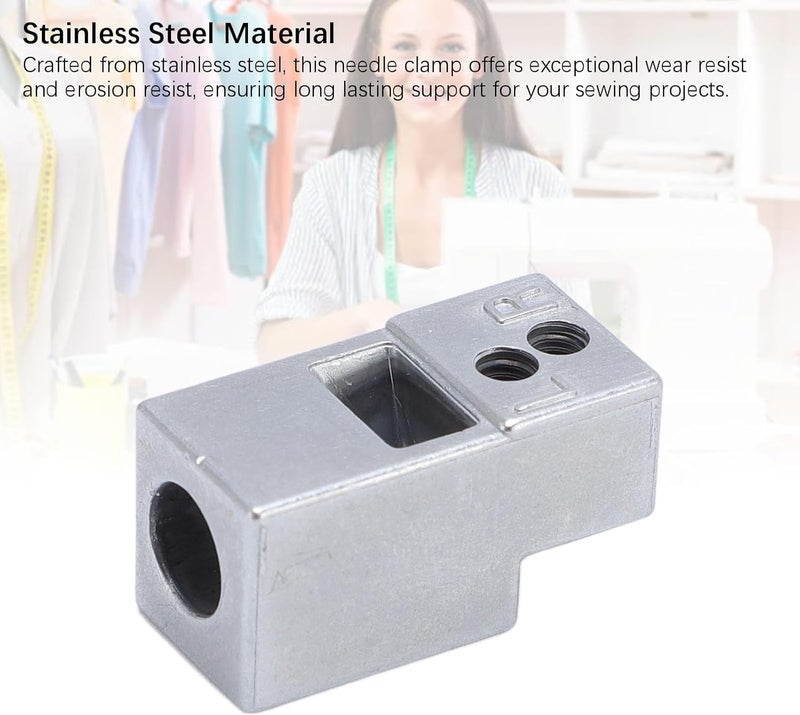 Overlock Machine Needle Clamp Stainless Steel Needle Holder Sewing Machine Accessory for FY515 Multi Functional Household Electric Sewing Machine - Image 3