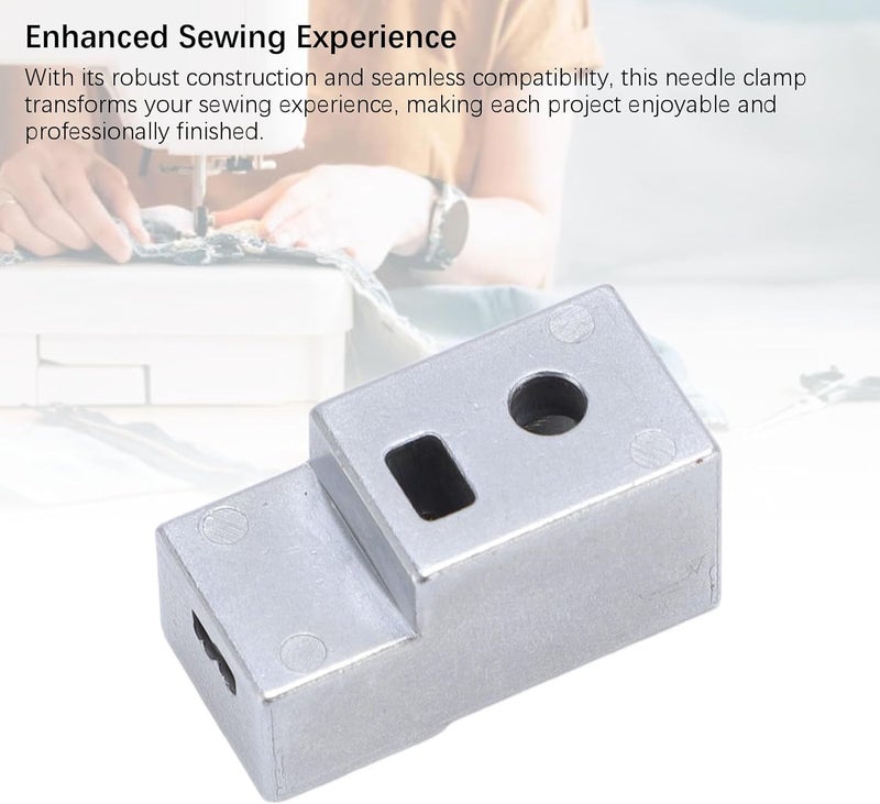 Overlock Machine Needle Clamp Stainless Steel Needle Holder Sewing Machine Accessory for FY515 Multi Functional Household Electric Sewing Machine - Image 4