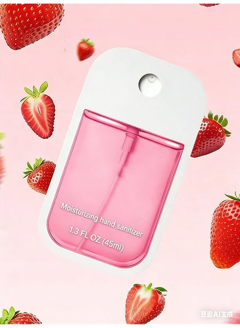 POWER Moisturizing hand sanitizer - Power Mist Hydrating Hand Sanitizer Spray For Adults And Kids,Spray Hand Sanitizer Travel Size,Hydrating Hand Sanitizer Spray For Adults,Power Mist Hand Sanitizer 45ml (Strawberry) - Image 2