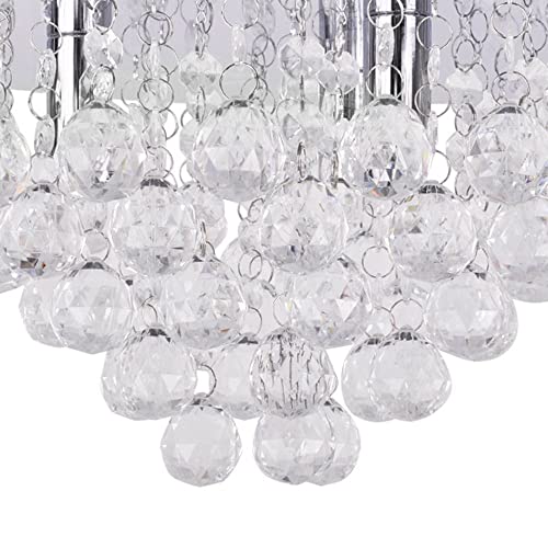 CRYSTA WORLD K9 Crystal Chandelier Modern Light Fixture(Warm White) (Design 19) L12/W12/H12 - Image 4