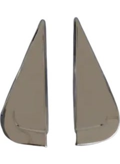 Leader Dacia Duster Chrome Butterfly Glass Nickel 2 Pieces 2010-2017  - Image 1