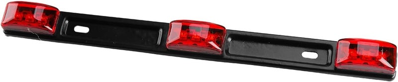 Rear tail light taillights 2pcs Stainless Red LED Rear Clearance ID Marker Light Bar for fit for for truck Trailer for Pickup Boat Tail Lamp - Image 1