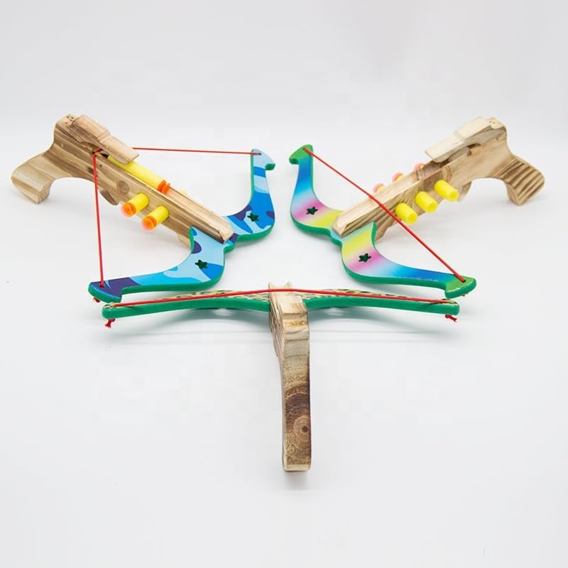 UP BEAT Handcrafted Wooden Crossbow (Pack of 1) Traditional Archery Bow, Target Practice & Collectibles, Outdoor Game, Gift, Childern Game, Wooden Game. Birthday Gift. - Image 4