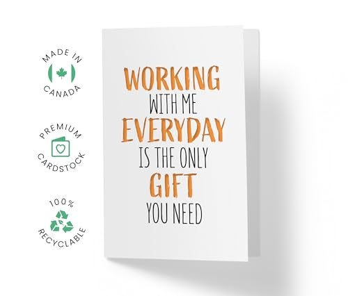 Karto Funny Birthday Card for Men Women - Large 5.5x8.5 inch Happy Birthday Cards for Coworker, Boss, Colleague - 30th 40th 50th 60th - Gift - Image 2