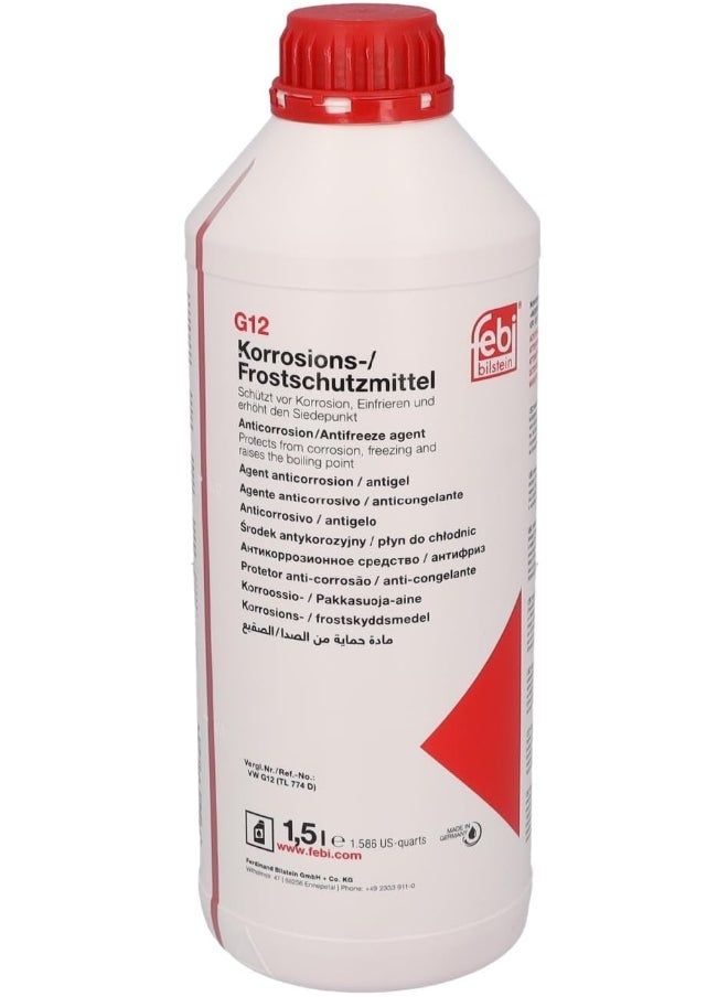 febi bilstein Febi Bilstein 19400 G12+ Coolant, 1.5 Litres for Audi, Volkswagen, Skoda, SEAT  - Image 1
