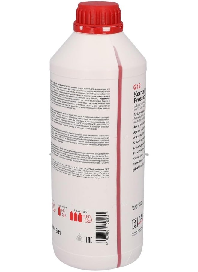 febi bilstein Febi Bilstein 19400 G12+ Coolant, 1.5 Litres for Audi, Volkswagen, Skoda, SEAT  - Image 4