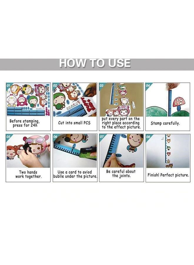 نيبمينينت ملصق جداري بتصميم ريش متعدد الألوان 81x129سم - Image 4