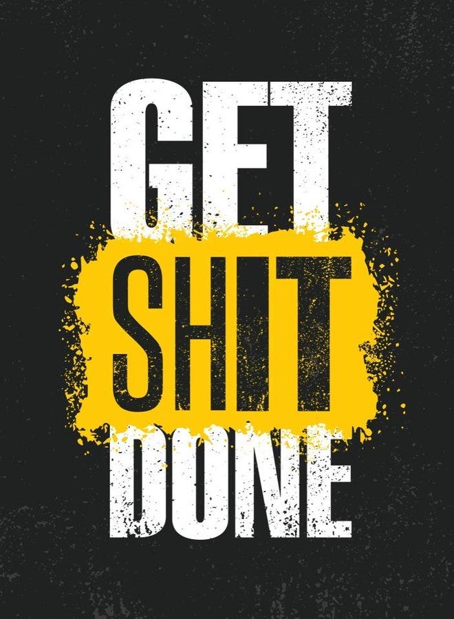 5 Ace get Shit Done |motivaional,inspirational poster for room,gym,offices(size: 12x18 inch),multicolor - Image 1