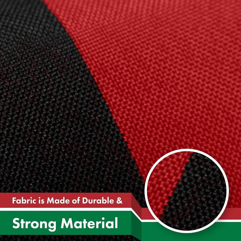 Emirati Flag UAE Flag - 120x180 CM Printed on 150D Polyester Indoor/Outdoor Use Vibrant Colors Brass Grommets Thicker More Durable Than 100D/75D Flags - Image 4