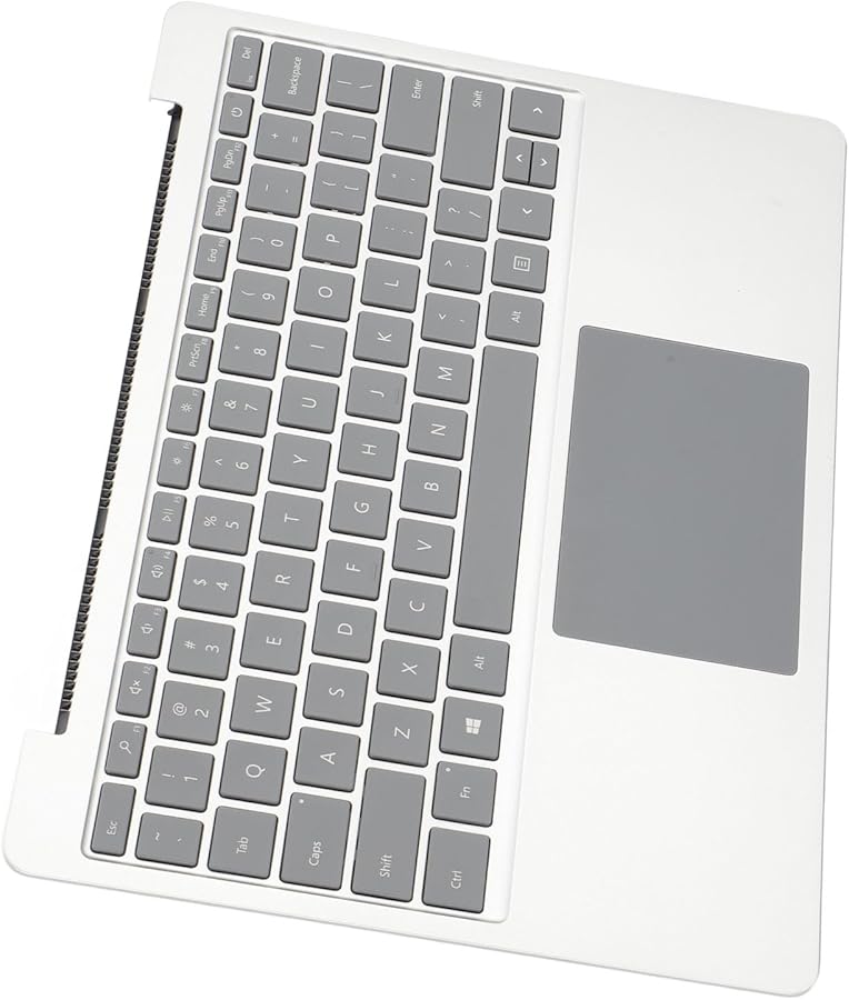 FILFEEL OEM Replacement Palmrest Touchpad Keyboard Silver Metal ABS For Go 1943 12 4 Inch Laptop - Image 3