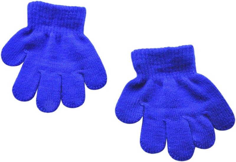 BaiX Toddler Boys and Girls Winter Knitted Writing Gloves, 1-3 Years Old - Image 1