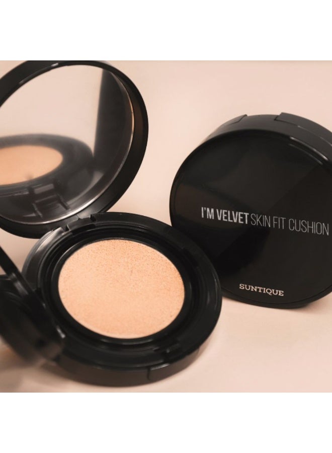 Suntique I'm Velvet Skin Fit Cushion for Face SPF50 12g - Image 3