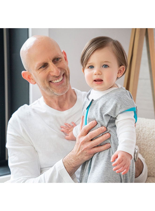 Halo Baby Sleeping Bag – 100% Premium Cotton Sleeping Bag – Baby Sleeping Bag With Zip – Newborn Sleeping Bag For Newborn Girls And Boys 0.5 Tog – Grey And White, 6 - 18 Months - Image 5