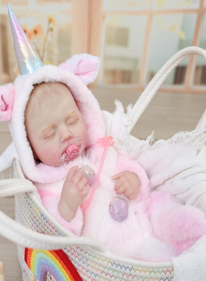 Cloveray Reborn Baby Dolls – 20 Inch Real Baby Dolls That Look Real, Full Body Vinyl Girl Doll in Fantasy Horn Outfit with Accessories, Gift for Girls Ages 3+, Pretend Play & Collectors - Image 3