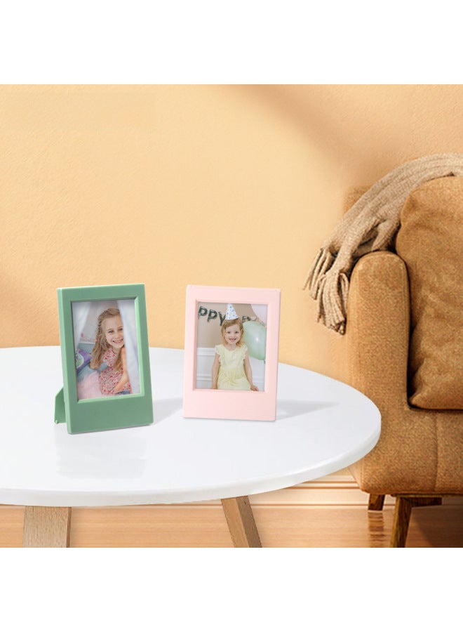 Suitable For Mini3 Inch Classic Vertical Photo Frame Creative Seven Color Set Color Photo Rack Photo Frame Table - Image 3