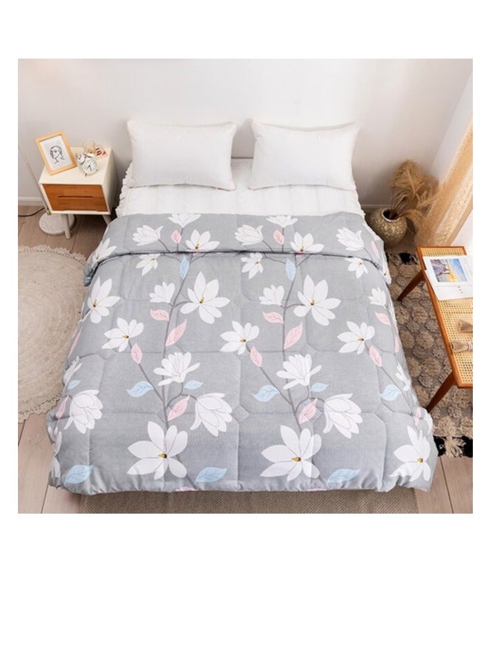 PROMASS Queen Size Multicolor Comforter (210x230 cm) Silver Sand - Image 1